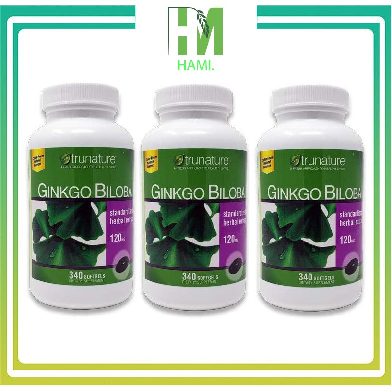 Ginkgo 340 viên, ginkgo biloba viên uống bổ não mỹ