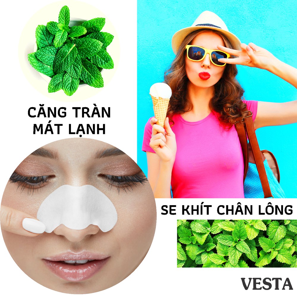 Bột Lá Bạc Hà Thiên Nhiên Nguyên Chất Vesta Hủ 180ml