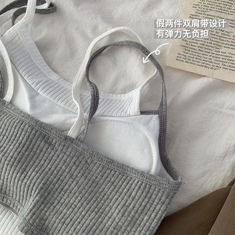 Áo Lót Thể Thao Không Phai Màu Thiết Kế Giản Dị Dành Cho Nữ