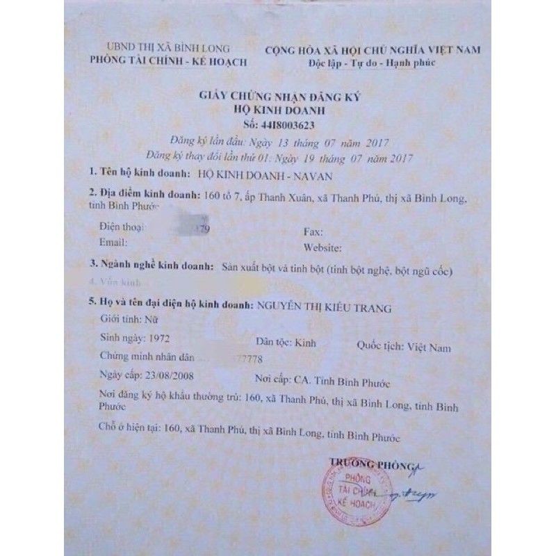 Bột ngủ côc navan