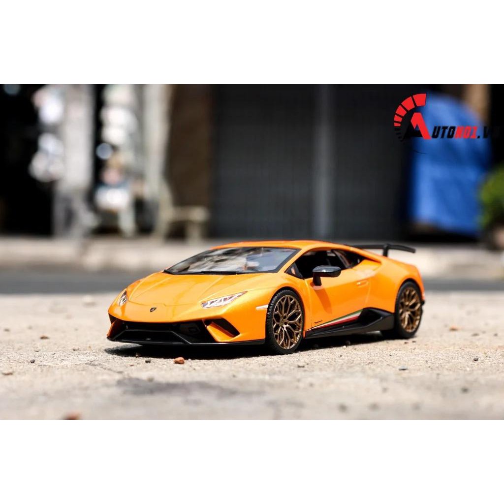 MÔ HÌNH LAMBORGHINI HURACAN PERFORMANTE ORANGE 1:24 BBURAGO 5725