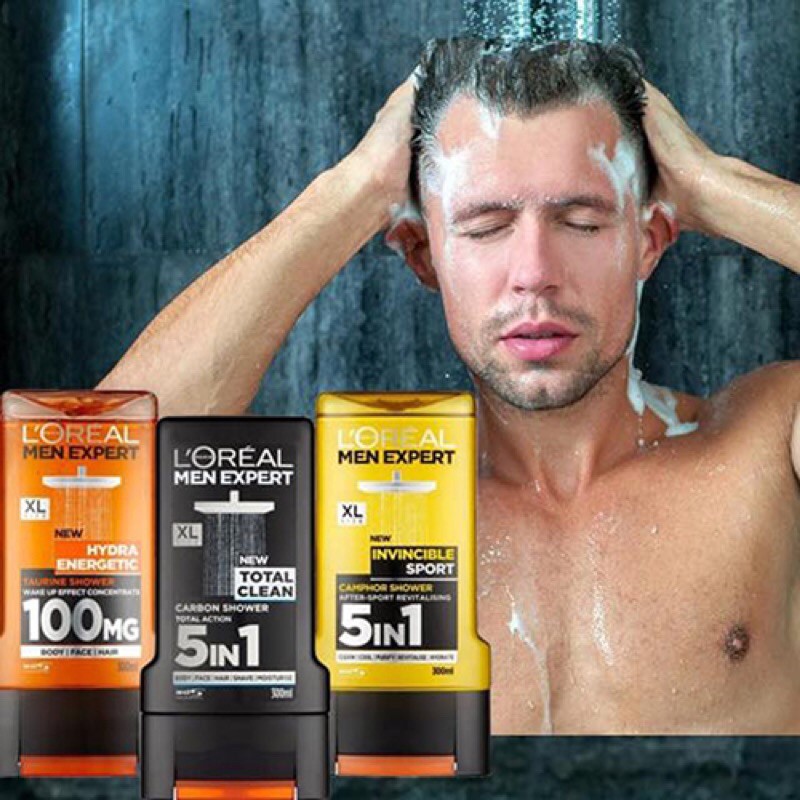 Sữa tắm 3in1 & Lăn Khử Mùi 48H Loreal Men EXPERT 🇫🇷🇫🇷Pháp