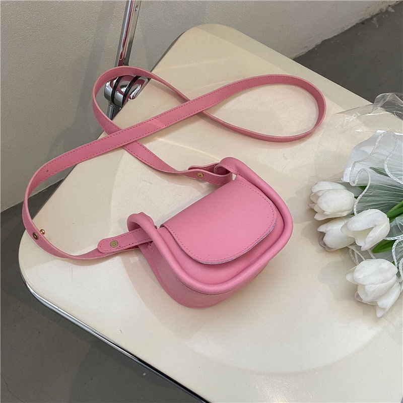 Túi Đeo Vai Màu Trơn Phong Cách Hàn Quốc Thời Trang Cho Nữ