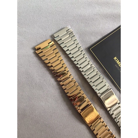Dây đồng hồ kim loại RADO trắng và vàng xịn và thường