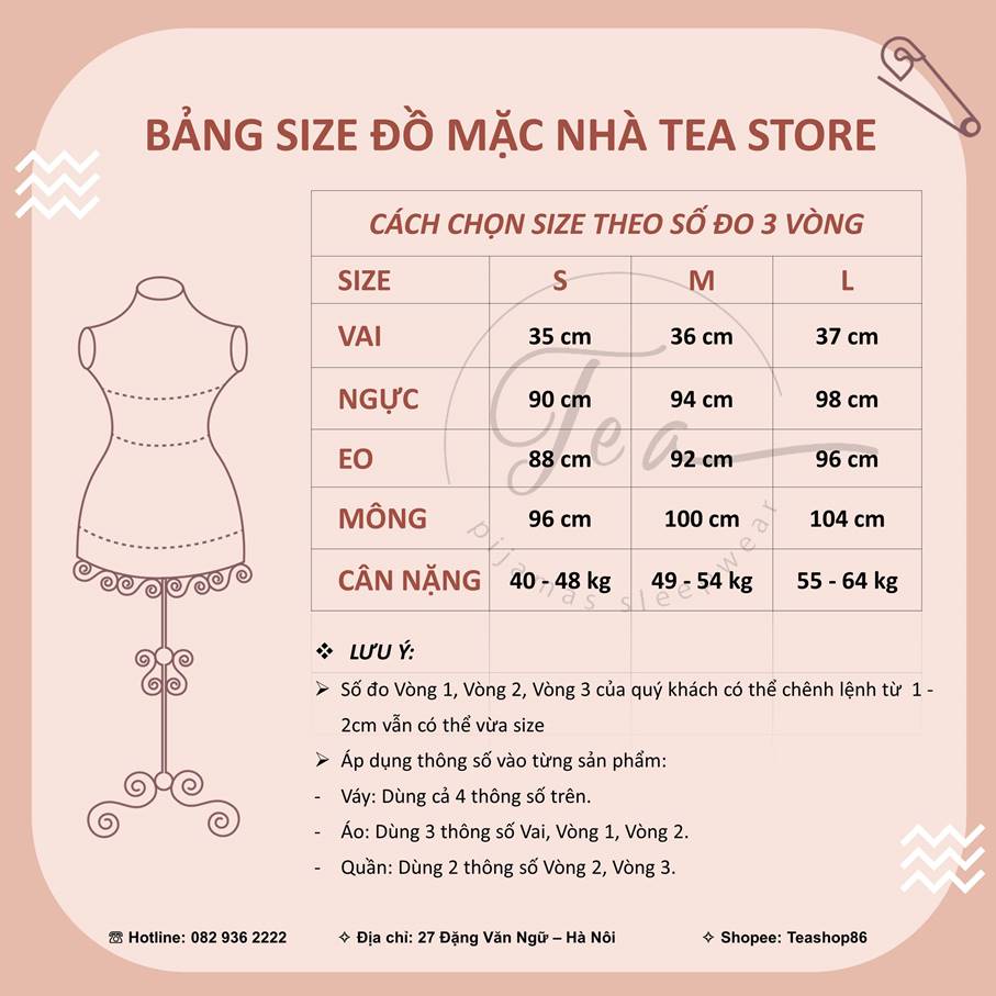 Bộ Mặc Nhà Pyjama Lụa Cao Cấp Tea Store Tay Dài Quần Dài Họa Tiết Caro Đỏ Sang Trọng