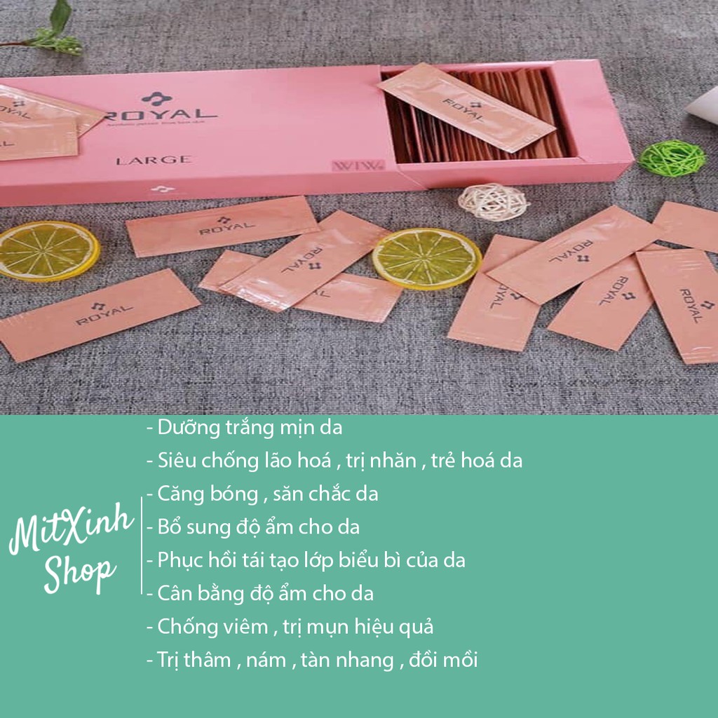 (Lẻ 1 miếng) Tinh chất NHAU THAI ROYAL - ĐỈNH CAO CỦA DƯỠNG ẨM, DƯỠNG TRẮNG VÀ CHỐNG LÃO HOÁ | BigBuy360 - bigbuy360.vn