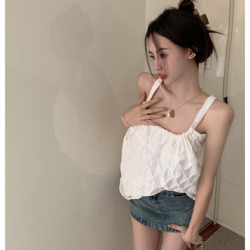 Áo Hai Dây Dáng Rộng Thời Trang Mùa Hè Quyến Rũ Cho Nữ