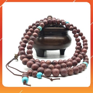 Chuỗi Quỷ Kiếm Sầu Tây Tạng Nâu Tím Phụ Kiện 8ly  CHUỖI 108 GỖ