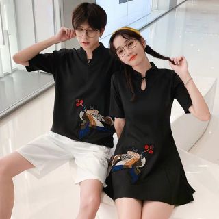 Đồ đôi cách tân thêu hình công (hết hàng)