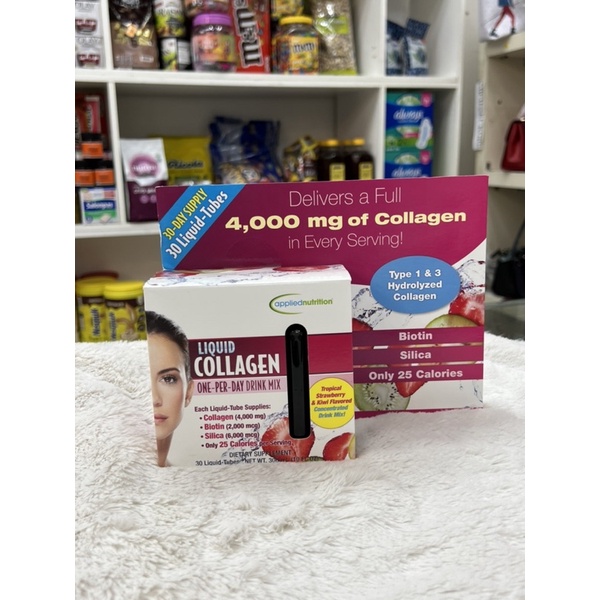 COLLAGEN nước dạng ống Liquid Collagen One Per Day Drink Mix của Mỹ