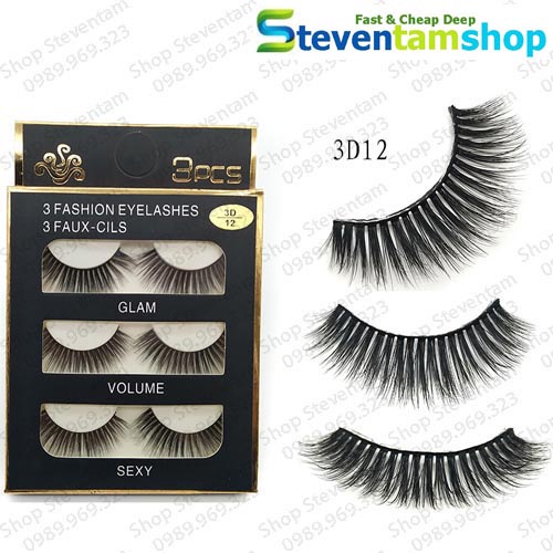 Lông mi chồn 3D số 12