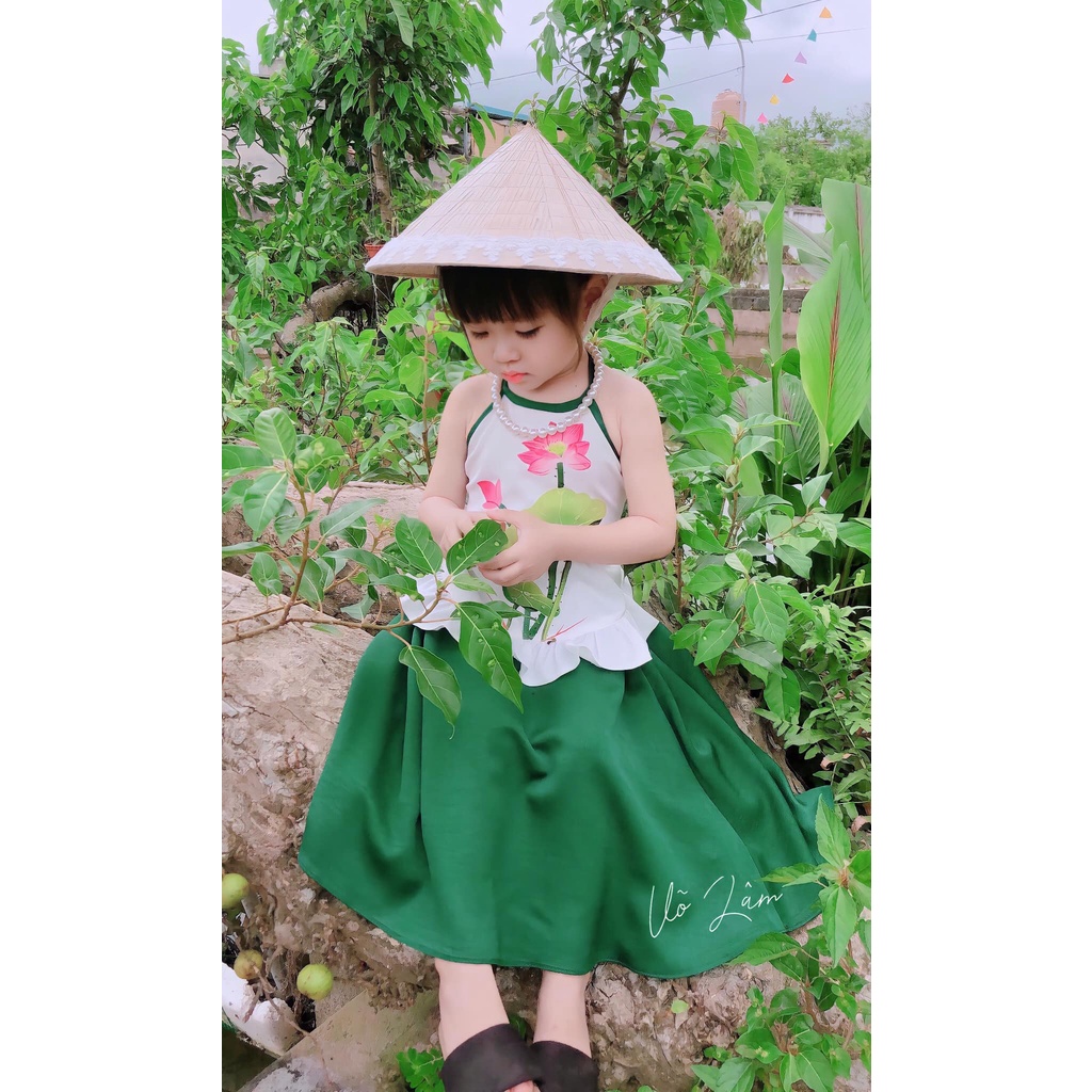 Hình in nhiệt ủi dán áo hình hoa sen cho áo dài đủ kích thước