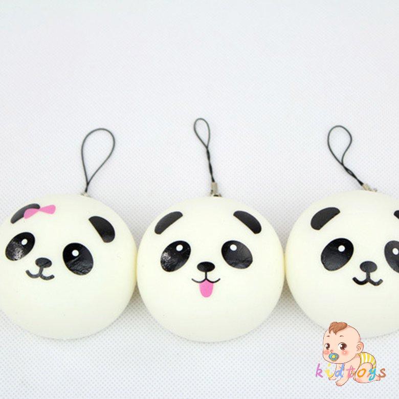 Đồ chơi squishy hình gấu trúc đáng yêu giúp giảm căng thẳng cho bé