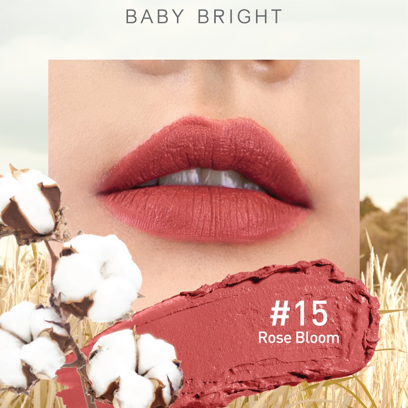 Son Lì Baby Bright Cotton Matte Lipstick 3.6g