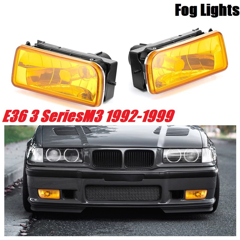 1 Cặp Đèn Sương Mù E36 Thay Thế Màu Vàng Cho BMW M3 (E36) 3 Series 1992-1999