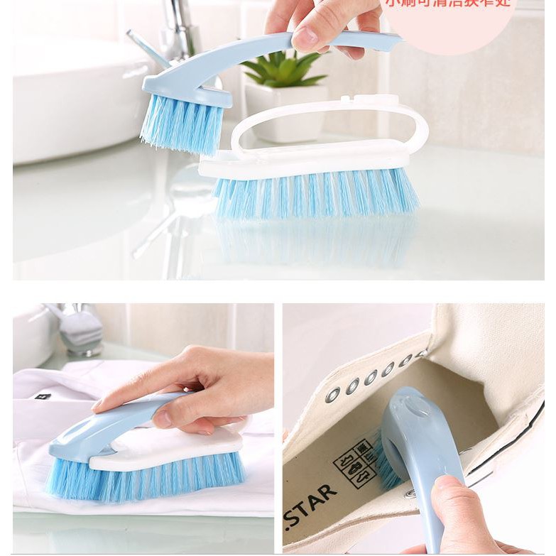 Bàn chải giặt quần áo, giặt giày, cọ rửa nhà vệ sinh 2 Trong 1