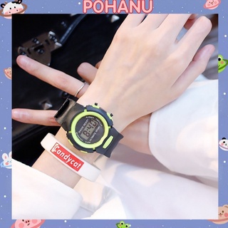 Đồng hồ Pohanu nam thời trang điện tử LCD Shock Resist cực xinh DH74