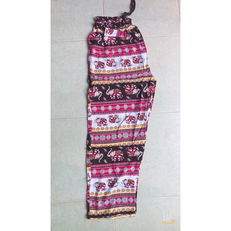 [size 3/75-90ky]Quần alibaba quần baggy có 2 túi 2 bên size to bigsize