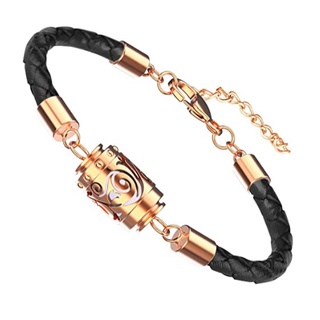 Aroma Essential Oil Diffuser Bracelet - Vòng tay hương thơm bằng thép không gỉ Locket Bracelet Màu Vàng Hồng