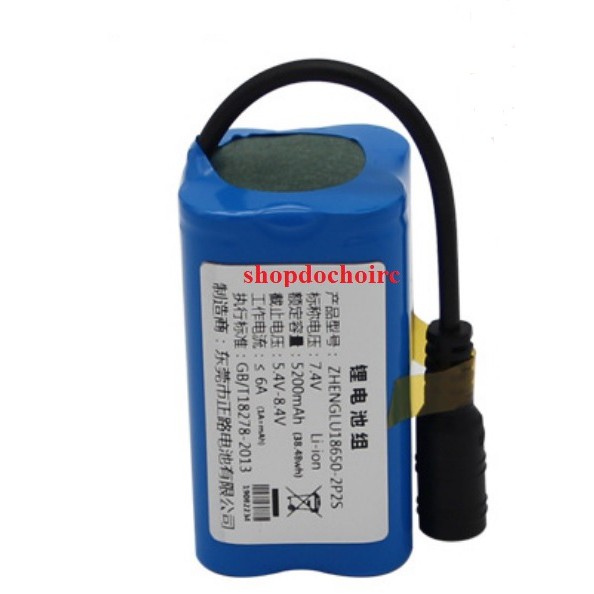 Pin sạc Lion dung lượng cao 5200mah cho đồ chơi điều khiển, đèn năng lượng - RC210