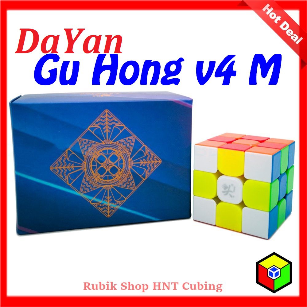 Rubik 3x3 Cao Cấp DaYan GuHong v4 M (Có Sẵn Nam Châm)