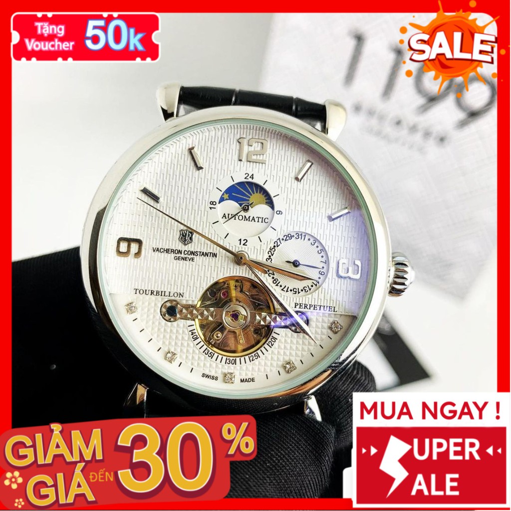 Đồng hồ cơ - Đồng Hồ Dây Da Nam 43mm Fom Size Chuẩn Chống Nước Chống Xước Tốt Bảo Hành 6 Tháng 80172 - 1199 Watches | BigBuy360 - bigbuy360.vn