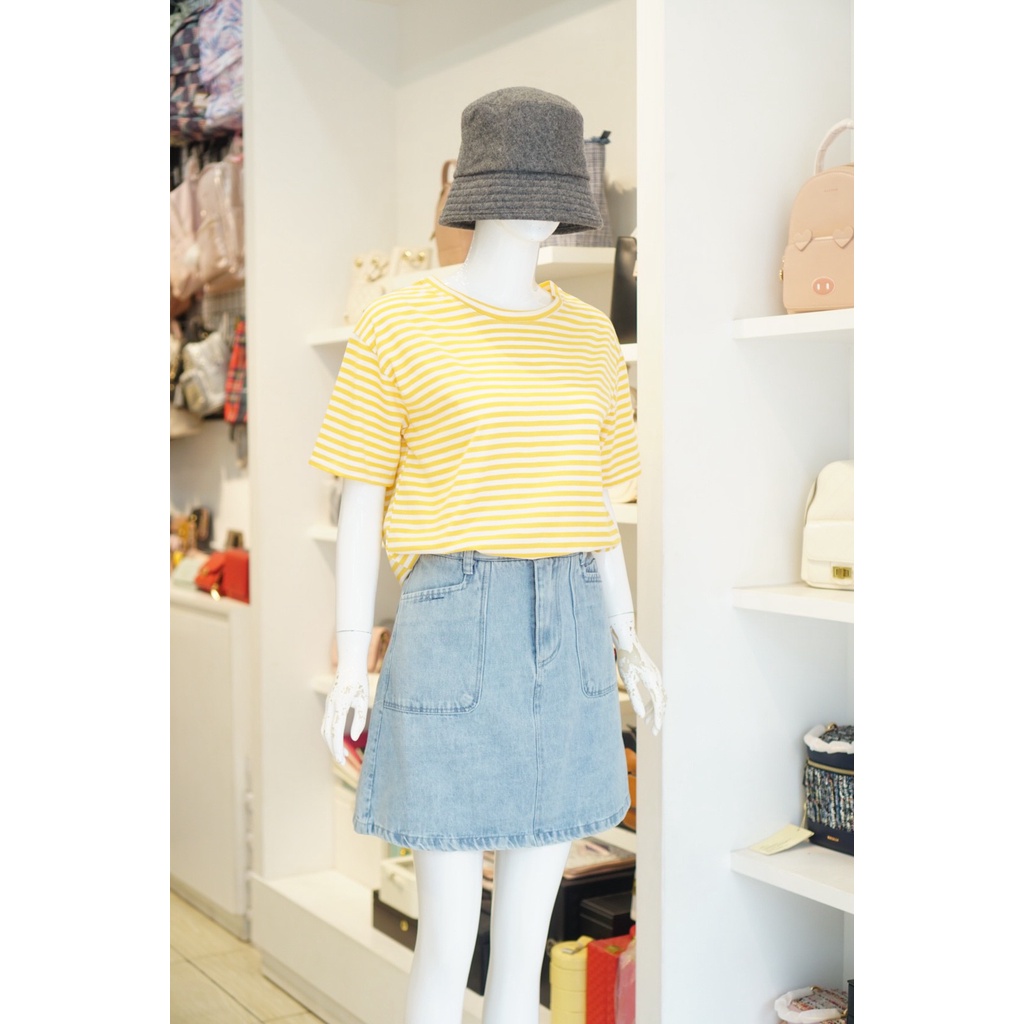 Áo Thun Cotton Sọc 100