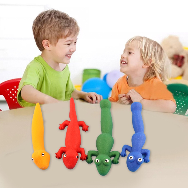 Mô Hình Đồ Chơi Động Vật Dính Tường Leo Trèo Co Giãn WMMB 14cm Dành Cho Trẻ Em