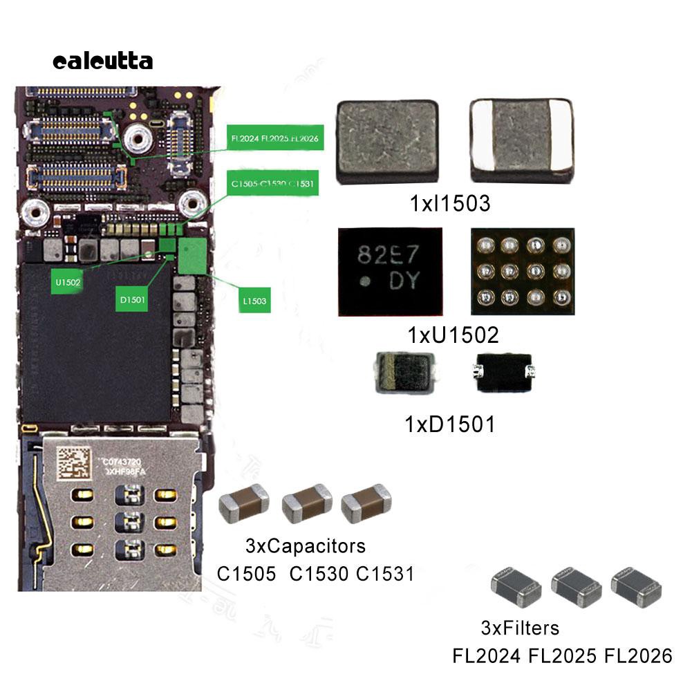 Bộ Phụ Kiện Sửa Chữa Thay Thế IC Cho iPhone 5G / 5S / 6S / 6