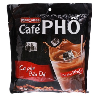 Cà phê sữa đá MacCoffee Café Phố Café Phố 720g (30 gói x 24g)