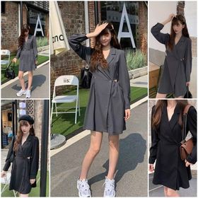 ĐẦM TAY DÀI CUT OUT NHẸ PHẦN EO SANG CHẢNH - LINO CUT OUT DRESS