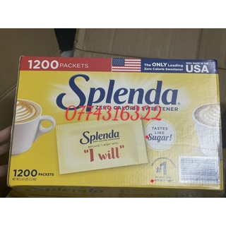 Đường ăn kiêng Splenda Hàng Mỹ (tách lẻ 50 và 100 gói) Date 2026