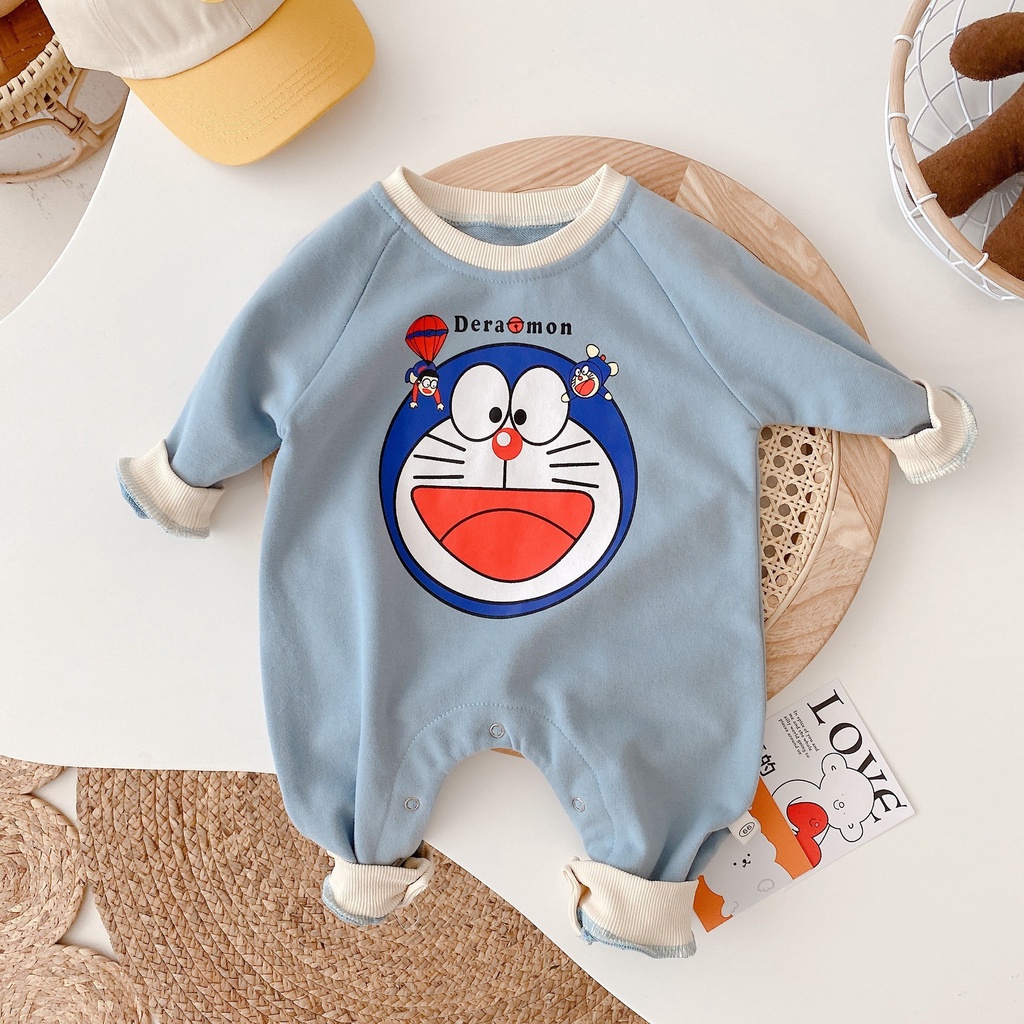 Spring Autumn Baby Girls and Boys Cute Cartoon Printing Romper