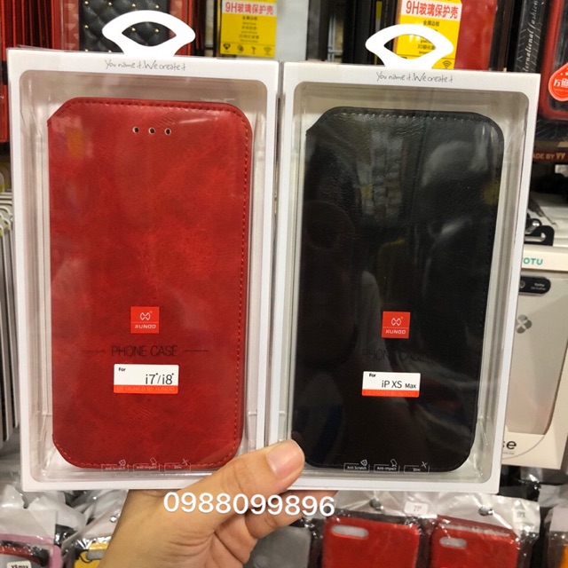 Bao da cao cấp XUNDD cài thẻ IPhone 15/ Ip15 pro/ Ip15 pro Max