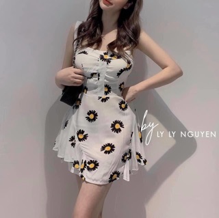Váy hoa cúc bèo cực xinh