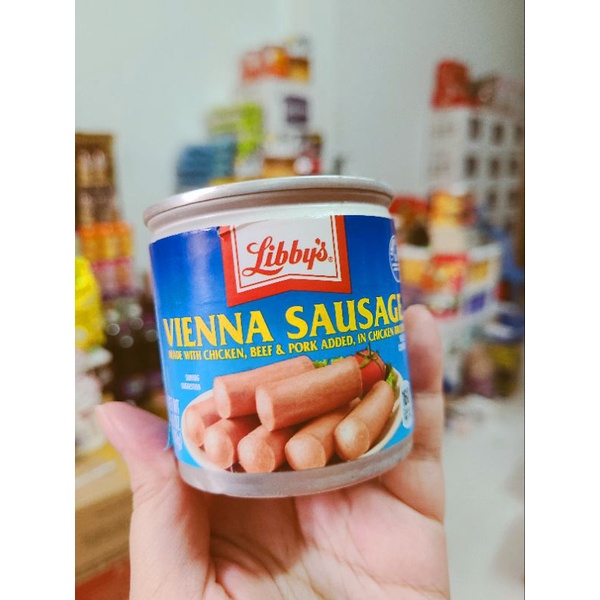 Xúc xích Libby's nhập Mỹ 130gram (xả rẻ do bao bì hơi xấu và móp chút)
