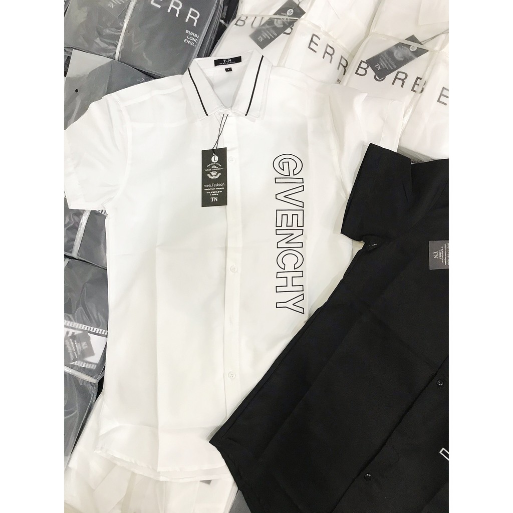 Áo sơ mi nam tay ngắn kiểu dáng Hàn Quốc hợp thời trang nam tính dễ phối đồ | BigBuy360 - bigbuy360.vn