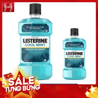 Nước Súc Miệng Listerine Cool Mint chai 250 ml
