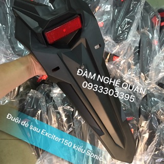 Đuôi dè sau Exciter150 kiểu Sonic liền loại tốt mới 100% 💰 70,000 VND / 1 cái có luôn phản quang đỏ