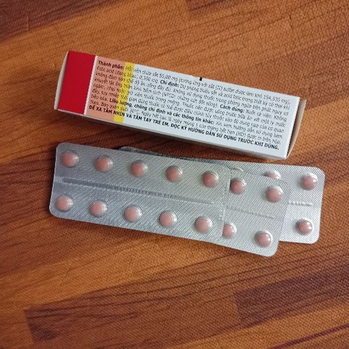 Viên sắt TardyFeron B9 bổ sung sắt cho bà bầu