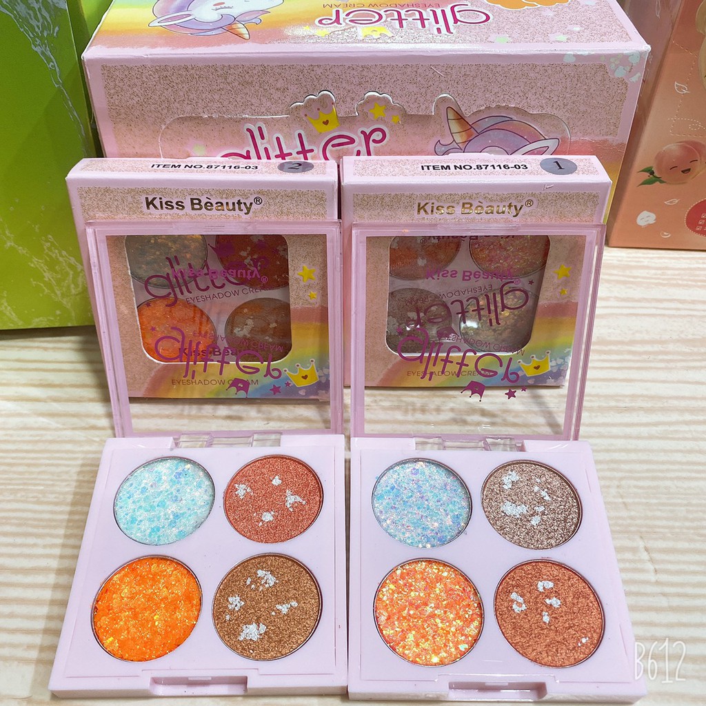 BẢNG PHẤN MẮT KISSBEAUTY 4 Ô F303 | BigBuy360 - bigbuy360.vn