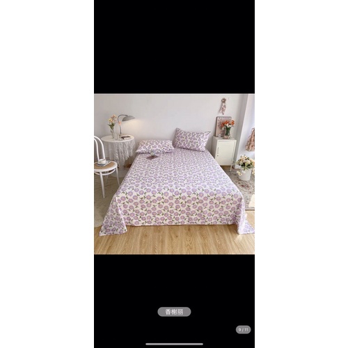 (Nhắn tin shop chọn mẫu)Bộ Ga Gối Cotton Living Hàng Nhập Khẩu Cao Cấp 3 Món Hoa nhí | BigBuy360 - bigbuy360.vn