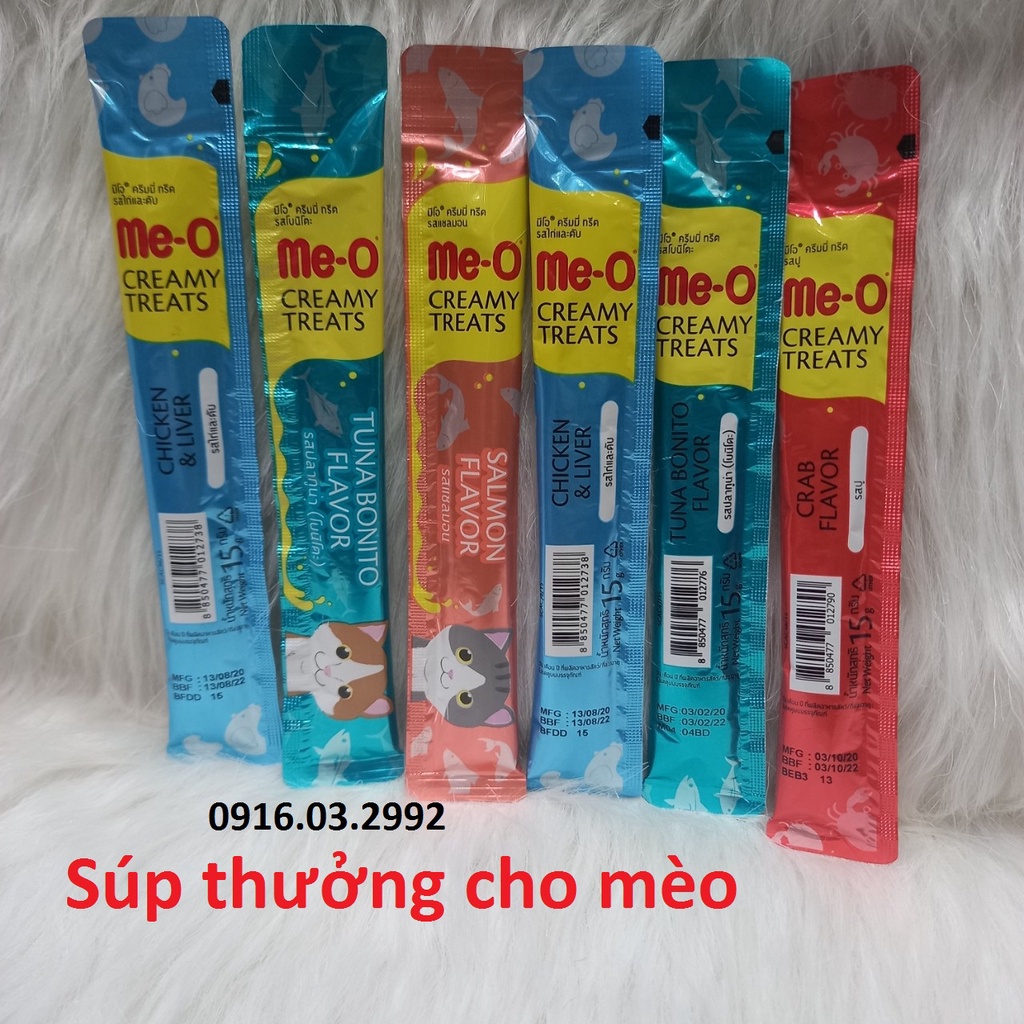 Súp thưởng cho mèo Meo 15g, Súp thưởng cho mèo mọi lứa tuổi