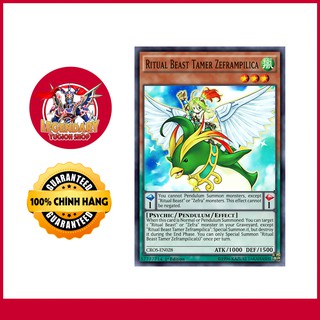 [EN-JP][Thẻ Bài Yugioh Chính Hãng] Ritual Beast Tamer Zeframpilica