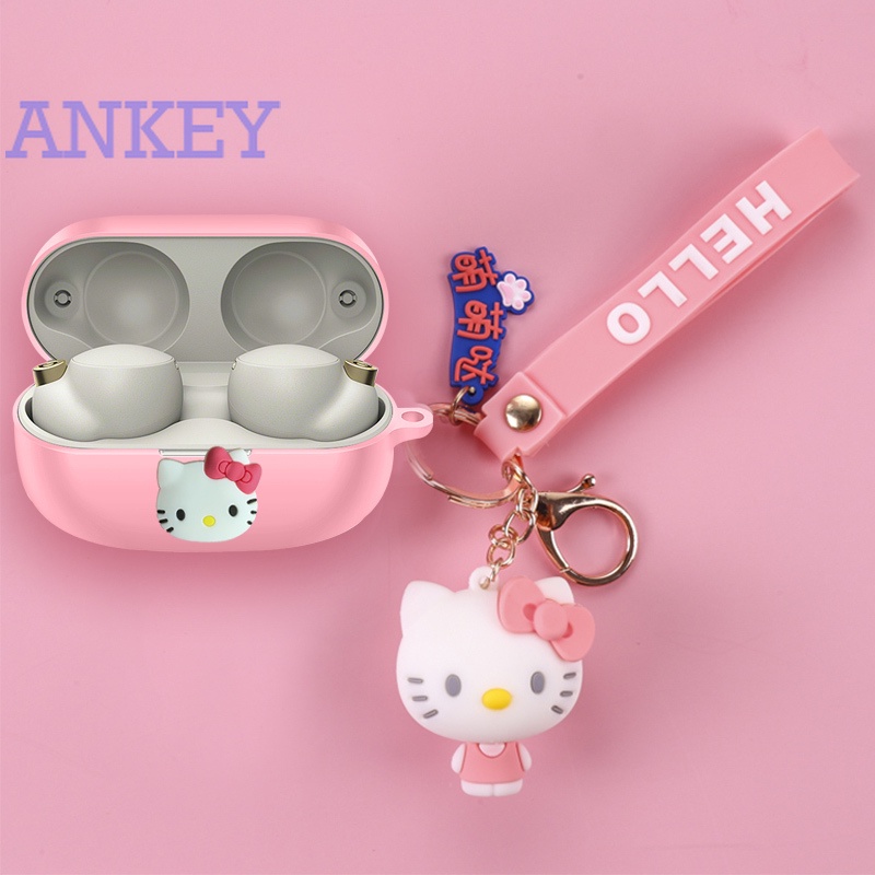 Sony WF-1000XM4 / WF-1000XM3 / WF-XB700 Vỏ bảo vệ hộp sạc tai nghe bluetooth không dây bằng silicon mềm sáng tạo cho Sony WF1000XM4 WF1000XM3 WFXB700