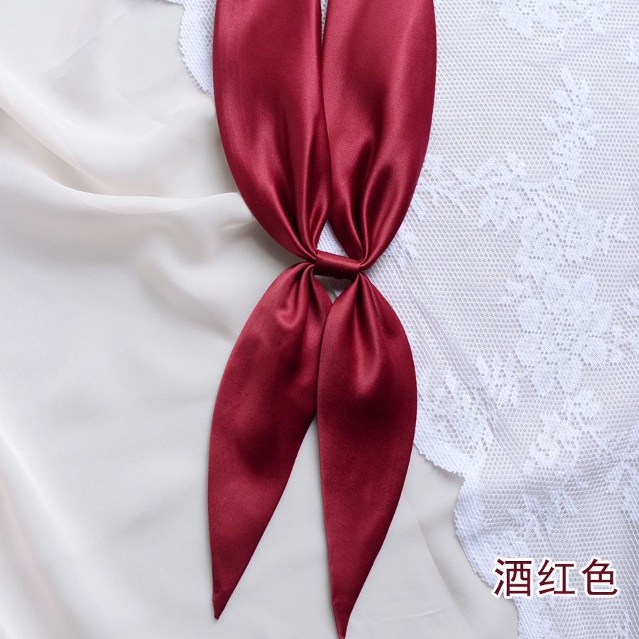 Nơ Đeo Cổ Áo Màu Sắc Trơn Phong Cách Học Sinh Nhật Bản