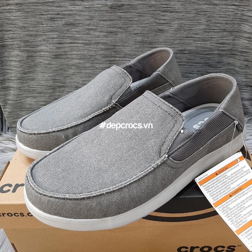 (Hàng xịn cao cấp) Giày lười nam cross walu santa cruz 2, giày lười cross cho nam, mọi vải đế êm - Crocshouse .