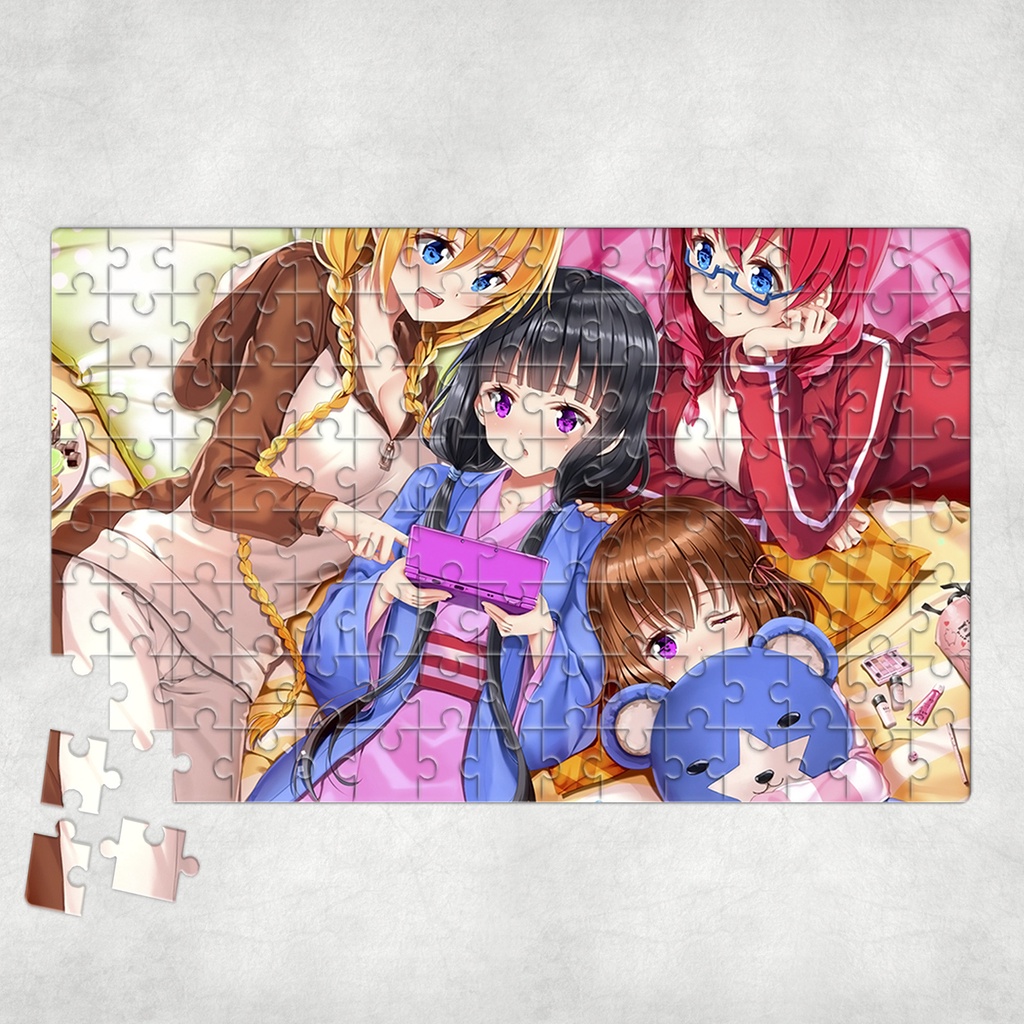 Tranh ghép hình Anime - Tranh ghép hình BLEND S - Mẫu 2 - Nhận in hình tranh ghép theo yêu cầu
