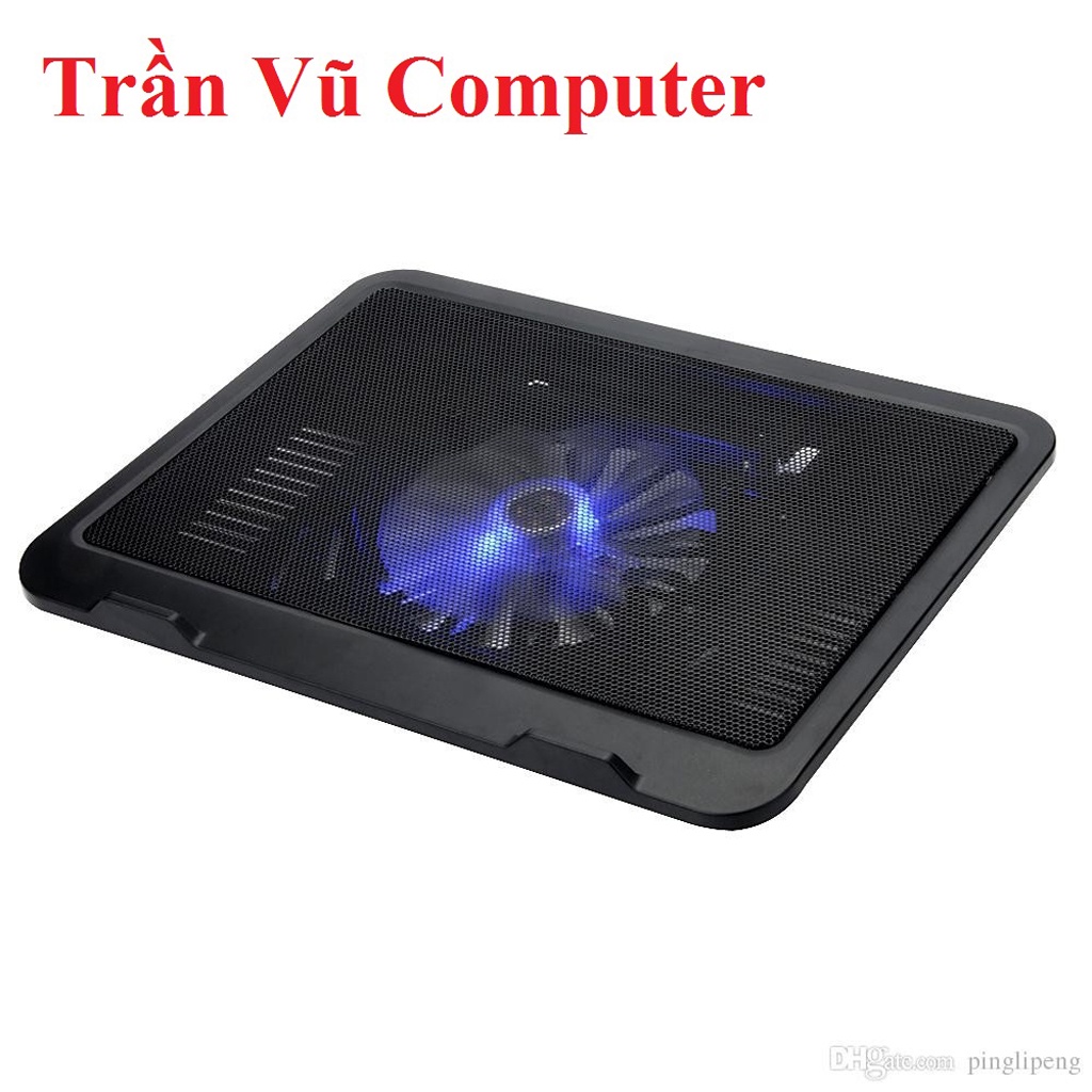 Đế Tản nhiệt Laptop V19, N19, Đế tản nhiệt Laptop 1 fan làm mát cực nhanh