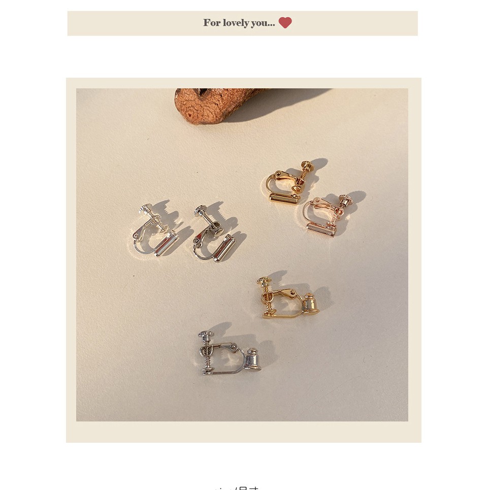 Kẹp khuyên tai không cần xỏ lỗ tai HA499